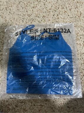 Zenana Blue Ribbed Brami